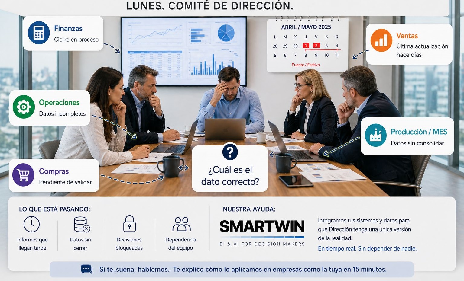 Lunes. Comité de Dirección.